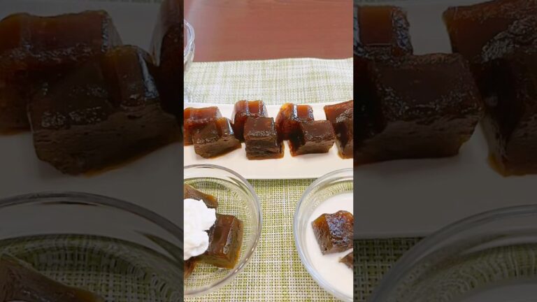 #レンジで簡単コーヒーわらび餅#コーヒーわらび餅#わらび餅#チンして混ぜて冷やすだけ#もちもち柔らか#簡単美味しい#かんたんおやつ #材料3つ