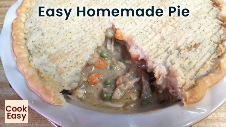 缶詰スープ不要！自家製ターキーポットパイのレシピ