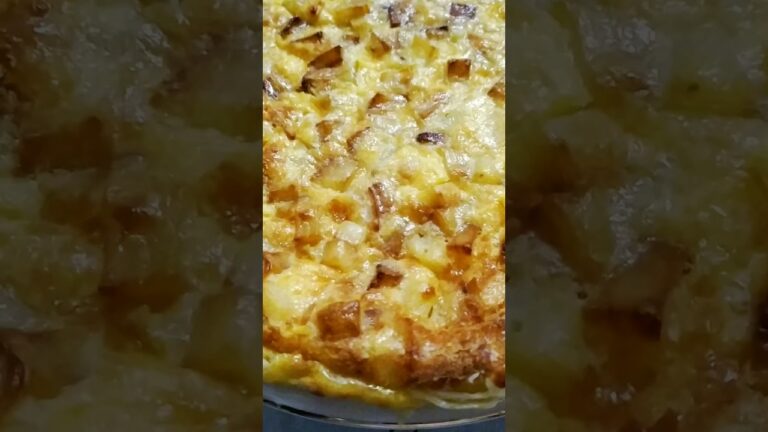 Frittata di patate con pasta sfoglia 😋 #delicious #shortsvideo