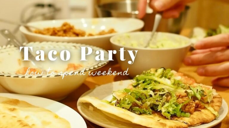 何でもない日も楽しくなるタコスパーティー🌮|上野でお花見|ピクニック