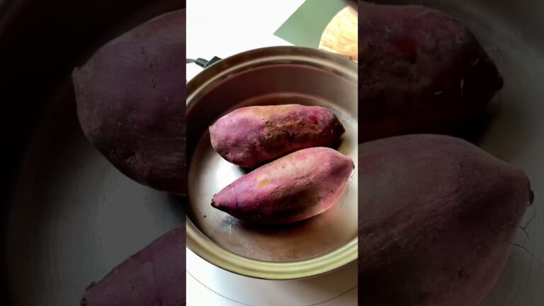 さつまいもブリュレ《材料》さつまいも　2個砂糖　大さじ2アイスクリーム　適量ミント　適量