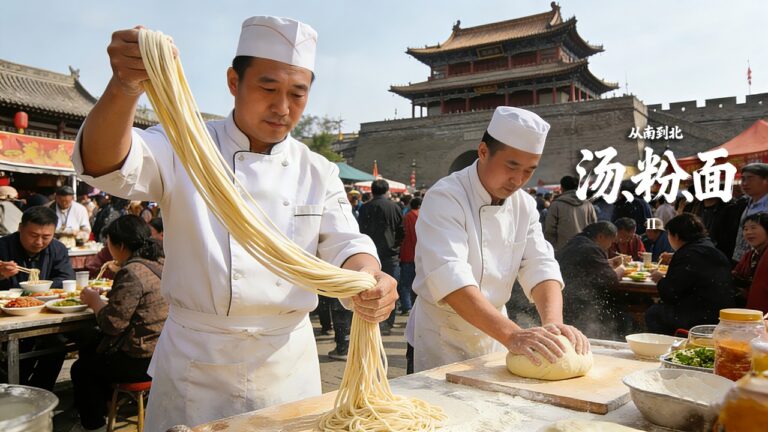 面条天堂， 30+传奇神碗：菠菜面｜刀削面筋弹｜饸饹面｜羊汤的醇厚，从西北凌晨4点到闽南午夜，满足面食原教旨信徒以及深夜云吸党