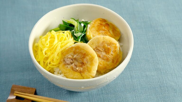 ツナつくねのあんかけ丼