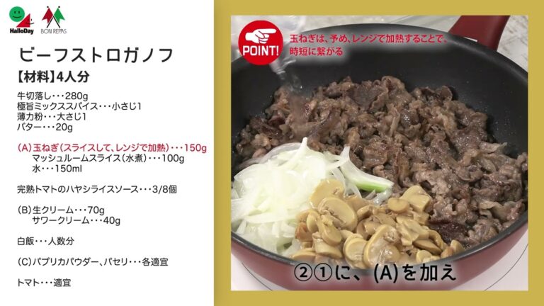 ビーフストロガノフ