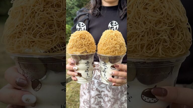 行列が100人⁈岐阜の秘境で並んでも食べたいほぼ栗パフェ🌰【岐阜 栗が好き。】