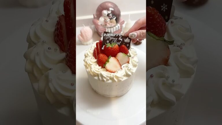 材料3つで出来るスポンジケーキ🍓🪄