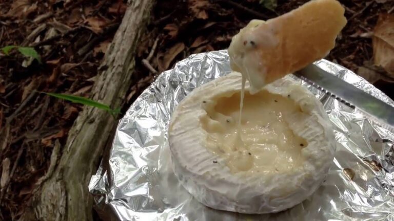 ＜野外飯＞ 丸ごとカマンベールくり抜きチーズフォンデュを作ってみた編