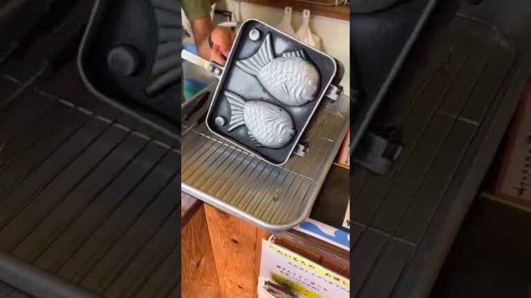 もち粉で作るたいもち専門店！外側カリッと中もちもちしていて普通のたい焼きの生地と全然ちがった🐟 #福岡グルメ