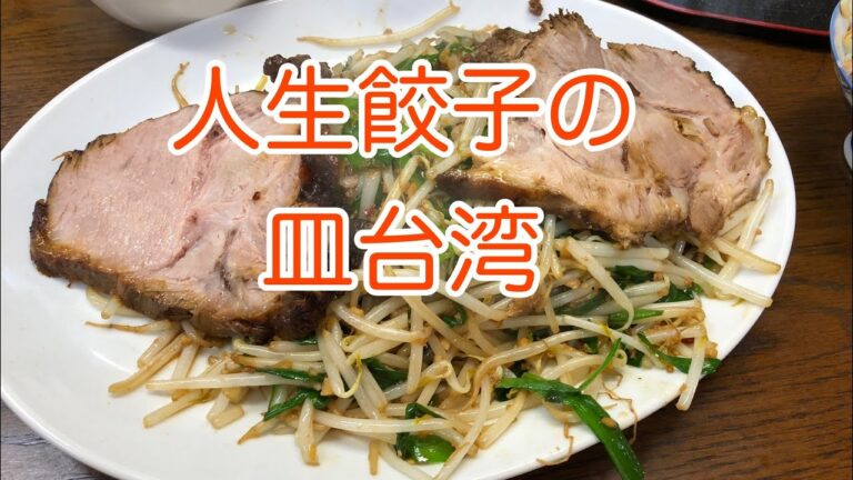 絶品名古屋めしの人生餃子の皿台湾 焼き豚は外せません