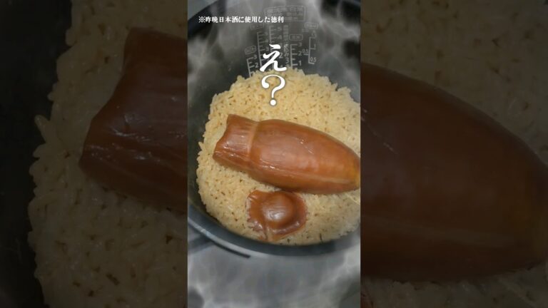 妻が作った防御力が高すぎるイカ飯 #shorts