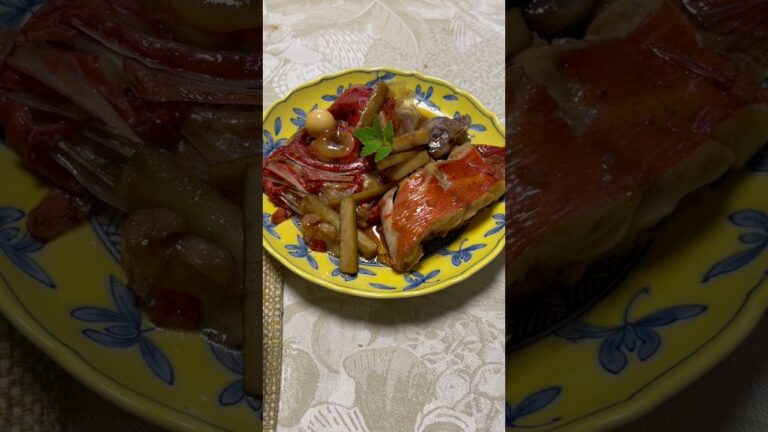 金目鯛の煮付け、完成。