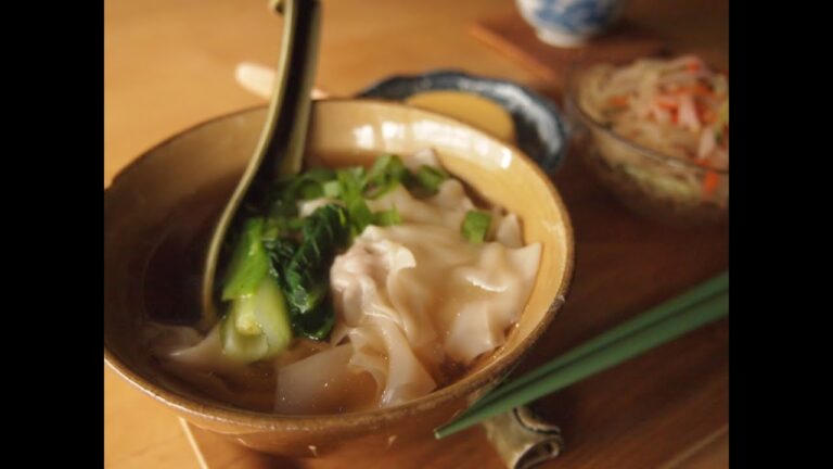 ワンタンとさしす梅と冷麺