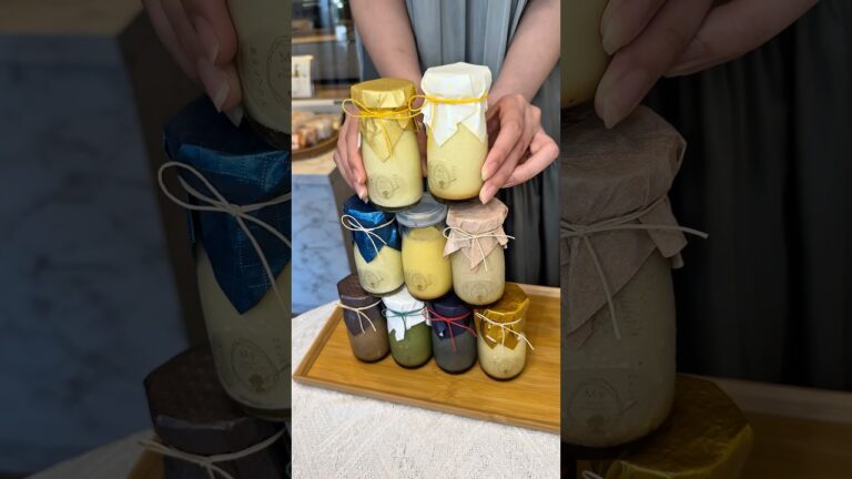 京都の宇治抹茶を使った濃厚抹茶プリン🍮🍵#岐阜グルメ#Japanesefood