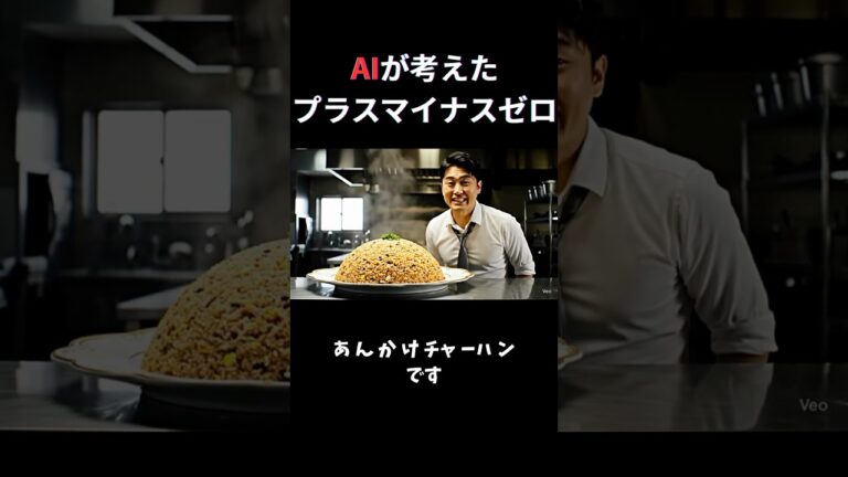 AIが考えた「あんかけチャーハンです」 #ai #aivideo #ai動画 #プレミアムごろう
