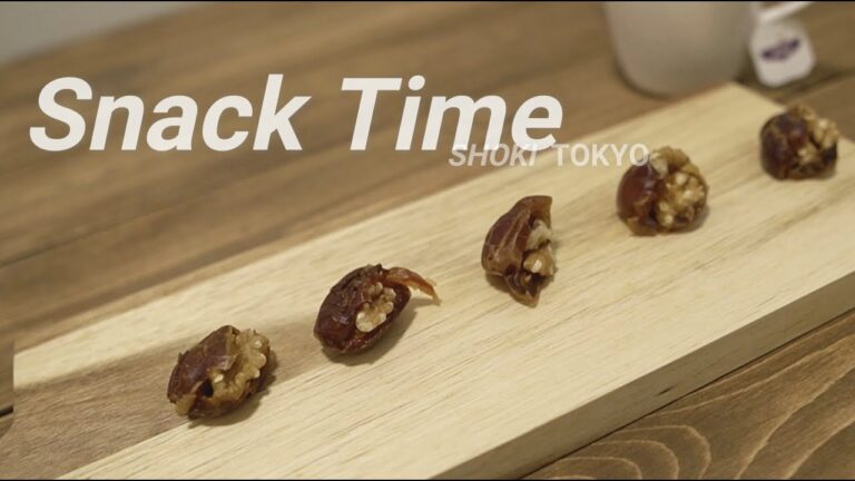 Ep1 超簡単おやつ作り【デーツクルミサンド】