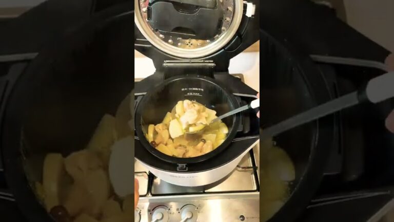 ホットクック／夜間に調理？！／予約メニュー「鶏大根」#Shorts￼