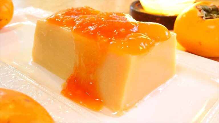 柿の水ようかんの作り方・簡単レシピ【柿ペーストとパウンド型でお手軽簡単☆】｜Coris cooking