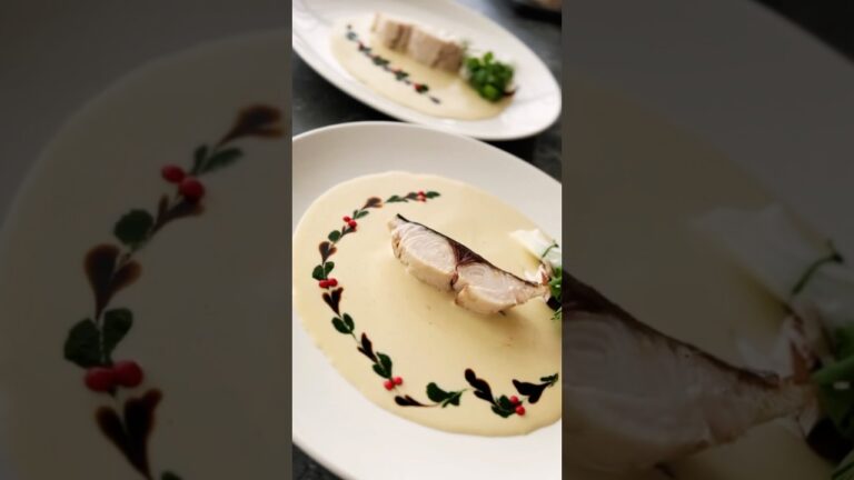 【クリスマスのテーブルを彩る魚料理】寒鰆のポワレ~ソースヴァンブラン~