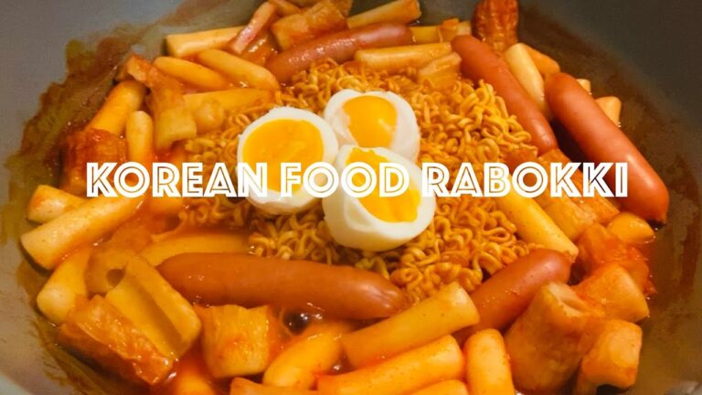 Korean Food/RABOKKI/Cooking/sound/ラッポギ/音/ASMR/위꼴/라볶이/
