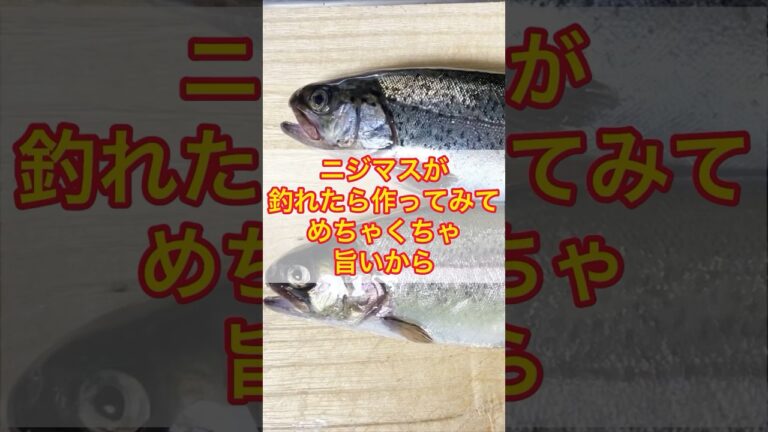 『ニジマス』が釣れたら作ってみて、めちゃくちゃ旨いから（ムニエル）