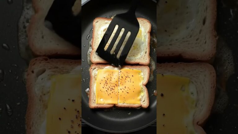 フライパン１つで神業！禁断のチーズ卵トースト