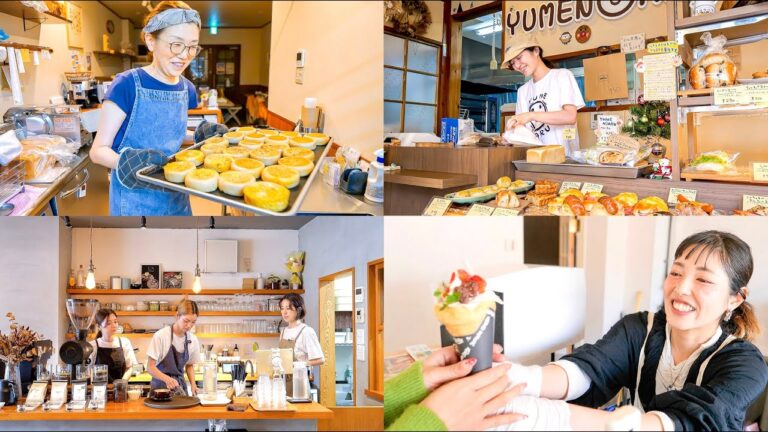 【４人の女性シェフ】一人で夢を追い続ける女性店主に密着！常連客が通い詰めるパン屋・クレープ・カフェ特集４選🍰｜Amazing Japanese Women Chefs