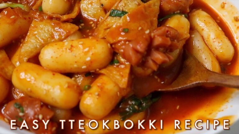 How To Make TTEOKBOKKI || Quick & Easy Korean Recipes || CHEESE 🧀 Rice Cakes