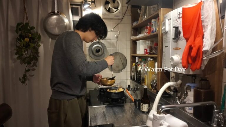 25歳ひとり暮らし｜旬の大根をまるごと、じっくり一人前の鍋とおでんに。温まる晩秋の食卓🍢🍲