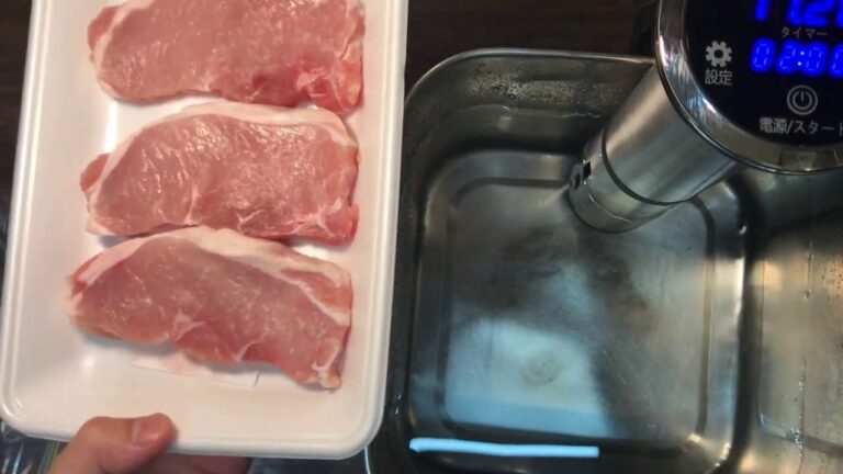 【プロ直伝】 初めての低温調理器！を使って豚のロースを調理してみた！