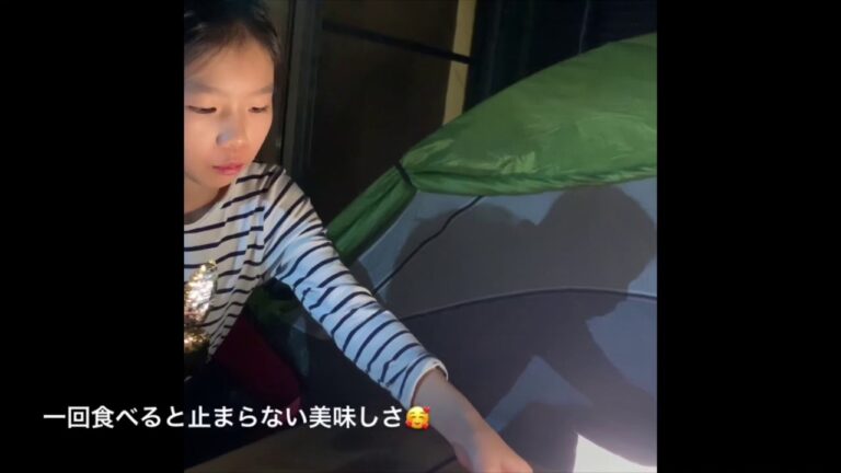 かんたん春巻きピザ😋お家キャンプ