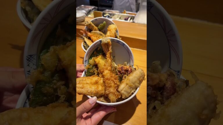 難波📍大阪で1番行列ができる天丼