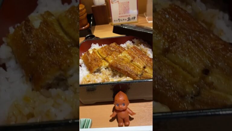 一日遅れの土用の丑うなぎ😋うなぎは目に良いのよ👀　#土用の丑の日  #うなぎ  #うな重  #mayaちゃんねる