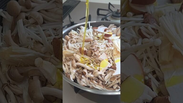 ため息から心のゆとりへ【きのこマリネ】