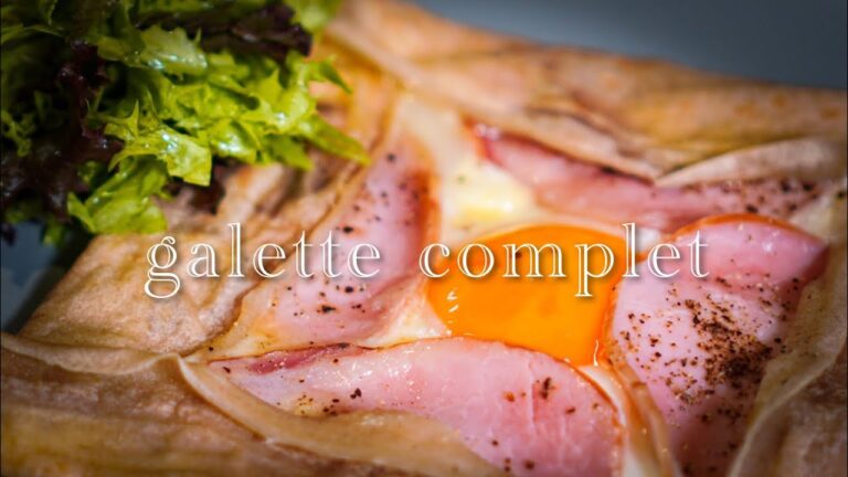 【シェフの簡単レシピ】そば粉のガレット｜クレープの作り方＜お餅アレンジ＞