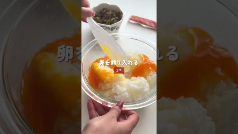 これは何度でも食べたい...。【明太高菜チャーハン】 #簡単レシピ