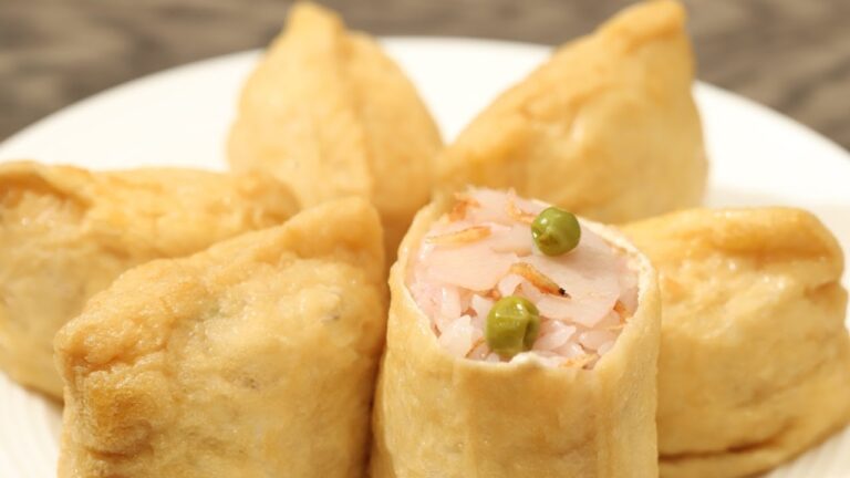 エビが香ばしい！干しエビのいなりずしの作り方 | How to make Dried shrimp Sushi pocket