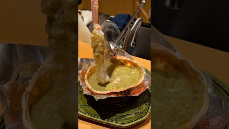 【3000回電話しても予約できない季節限定の蟹コース🦀】#crab #japanfood