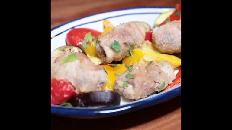 【一流シェフのレシピ #ダイジェスト版 】世界最強イタリアB級料理「ボンベッテ プーリア風肉巻き」の作り方♪ #Shorts