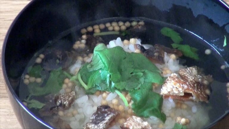 【小泉武夫・食魔亭レシピ】パリパリ茶漬け