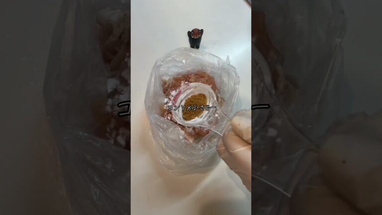 【様子のおかしな料理動画】ささみのピカタを作る！#ダイエット #簡単レシピ #ささみ #ささみちゃん #ささみレシピ #レシピ動画 #レシピ