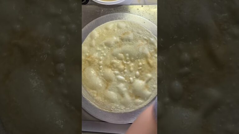 発酵バターときび砂糖🧈🌾 #米粉クレープ #クレープ