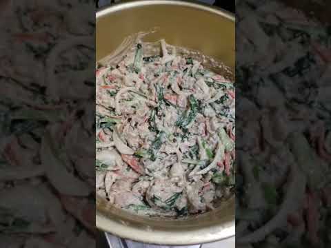 サクサクの海鮮ニラチヂミ