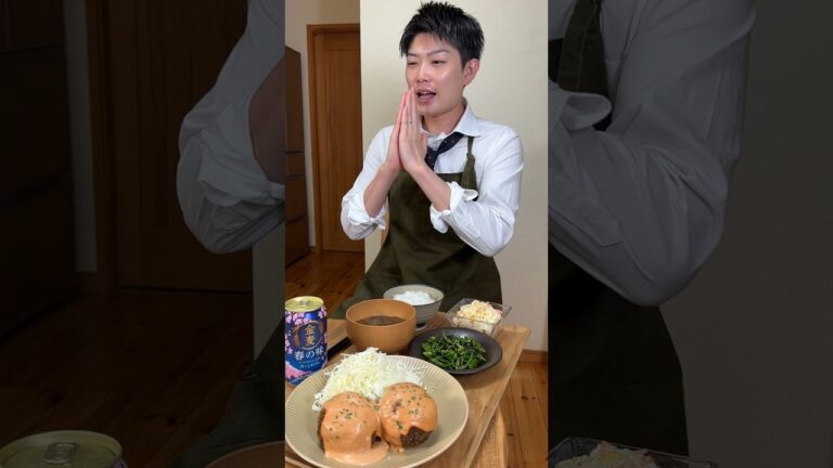 仕事終わりのメンチカツ定食
