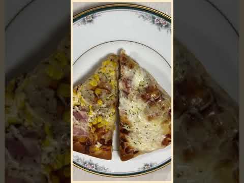 【マルゲリータピザパンとマヨコーンピザパン】美味しすぎてふたつも＃shorts