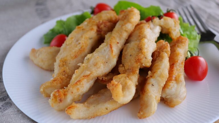 【柔らか～♡コンソメ鶏むねスティック】フライパン揚げ焼きで簡単!クリスマスにも♪ Easy Consommé Chicken Sticks