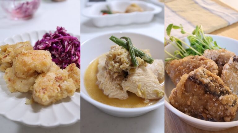 【下味冷凍３品レシピ】調理時間10分以内のメインおかず♩