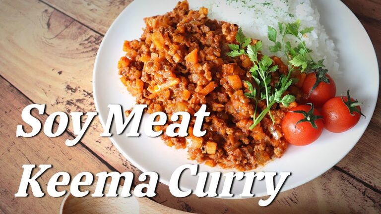 スパイシーな大豆ミートキーマカレー / Soy Meat Keema Curry