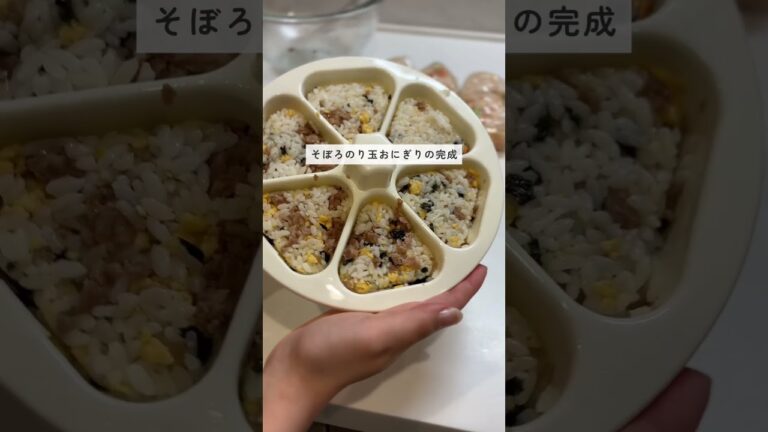 忙しい日に助かる冷凍おにぎり4品 #下味冷凍 #作り置き #食費2万円 #ふたり暮らし