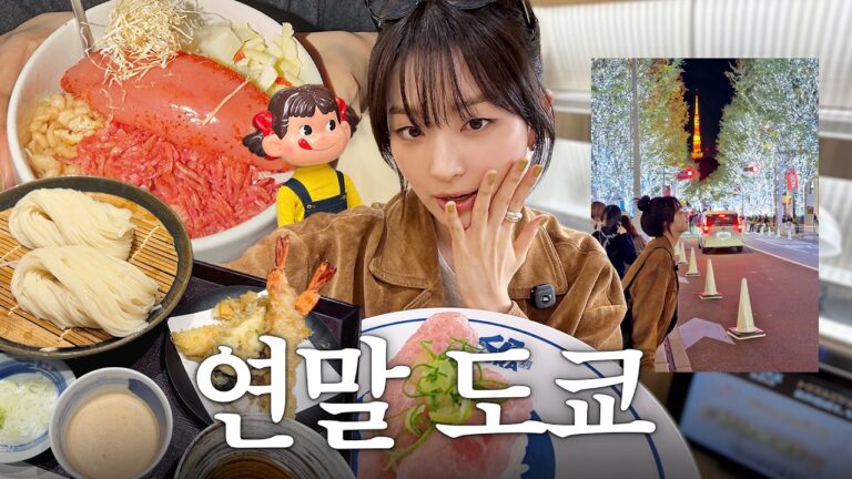낭만적인 연말 도쿄는 완벽 그 자체 ✨일루미네이션, 돈키호테 꿀템, 몬자야키, 도쿄 맛집
