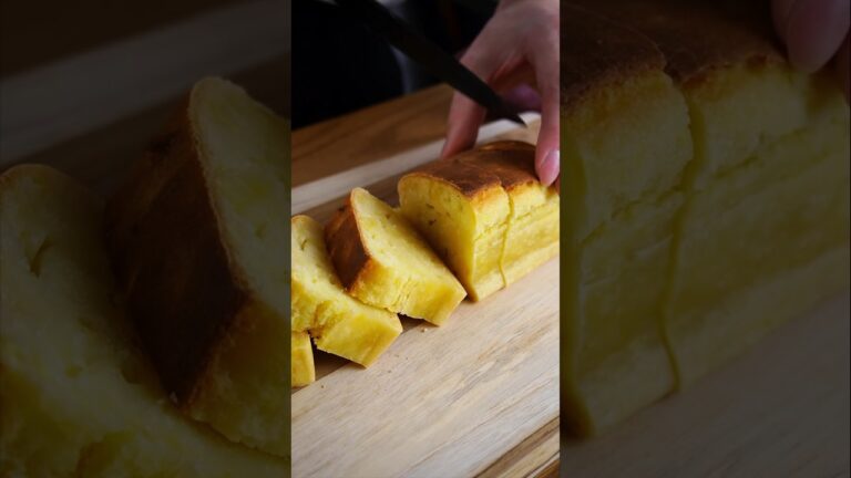 材料4つ！スイートポテトパウンドケーキ作り方。 #food